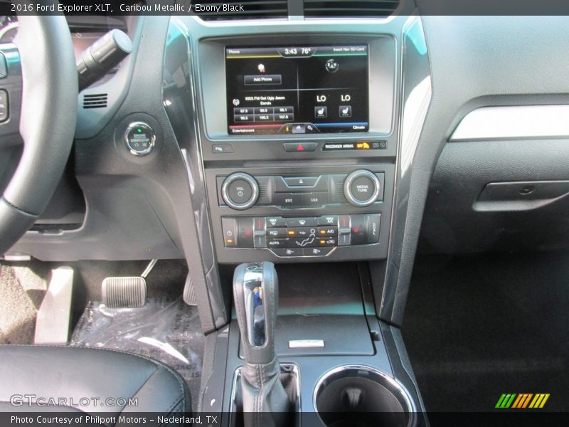 Caribou Metallic / Ebony Black 2016 Ford Explorer XLT