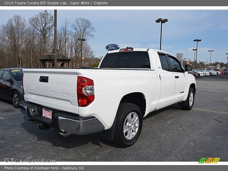 Super White / Graphite 2014 Toyota Tundra SR5 Double Cab