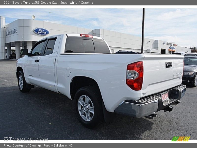 Super White / Graphite 2014 Toyota Tundra SR5 Double Cab