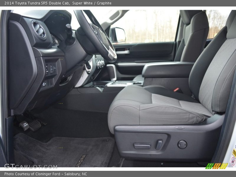 Super White / Graphite 2014 Toyota Tundra SR5 Double Cab