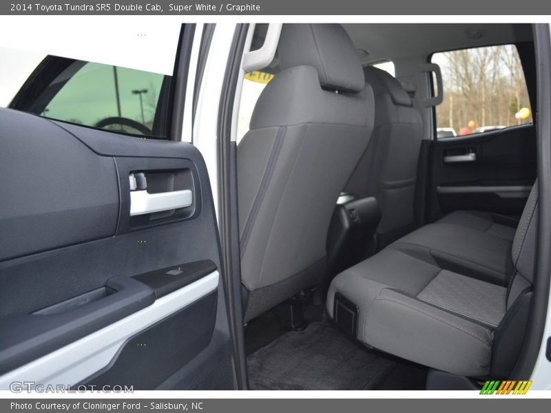 Super White / Graphite 2014 Toyota Tundra SR5 Double Cab