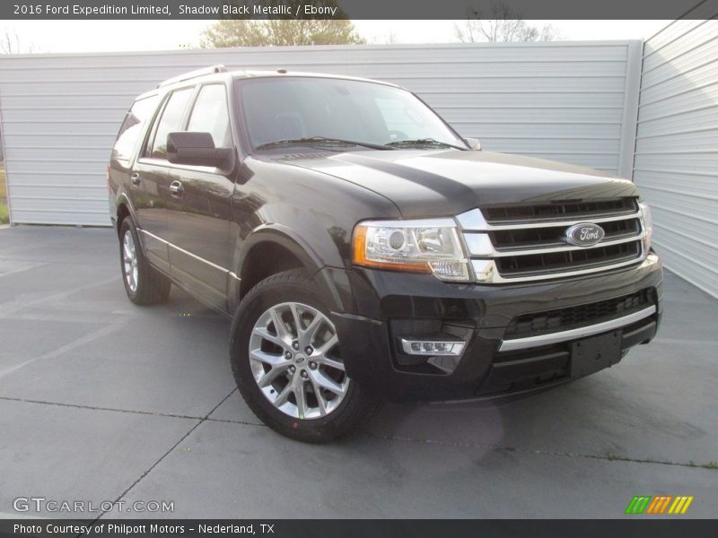 Shadow Black Metallic / Ebony 2016 Ford Expedition Limited