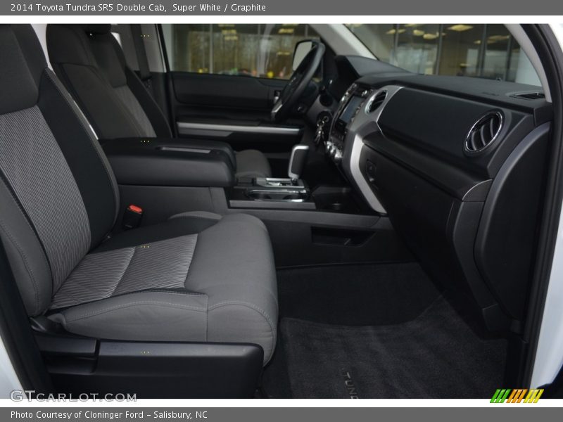 Super White / Graphite 2014 Toyota Tundra SR5 Double Cab