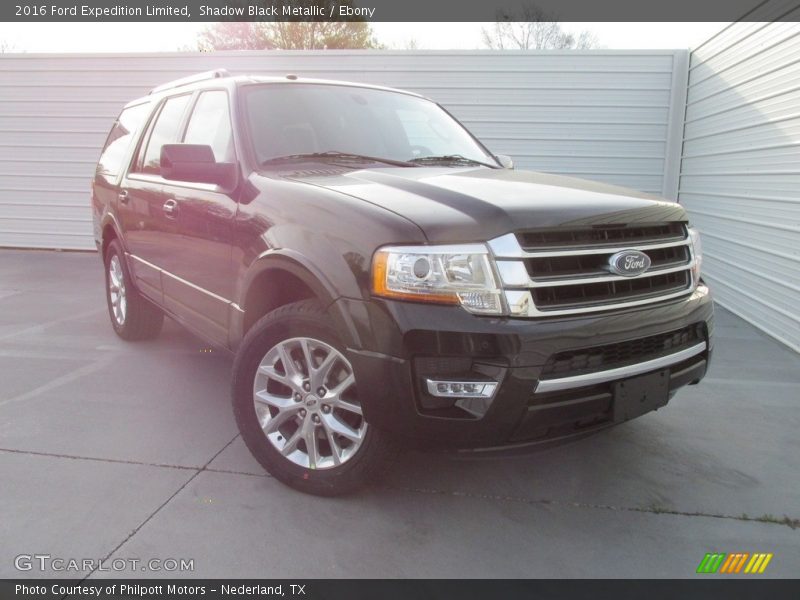 Shadow Black Metallic / Ebony 2016 Ford Expedition Limited