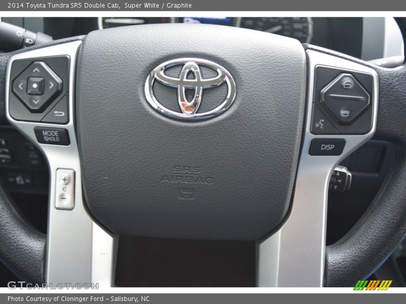Super White / Graphite 2014 Toyota Tundra SR5 Double Cab