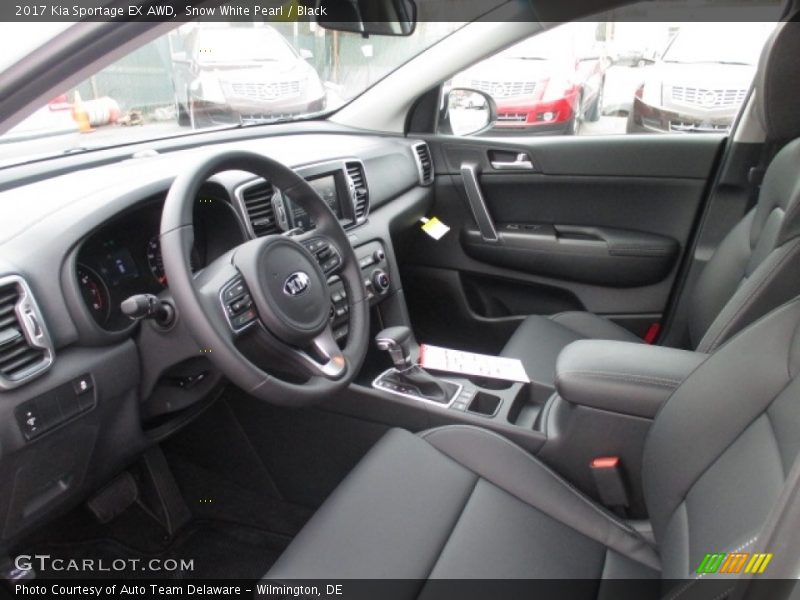  2017 Sportage EX AWD Black Interior