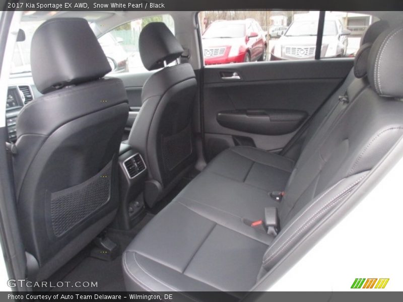 Rear Seat of 2017 Sportage EX AWD