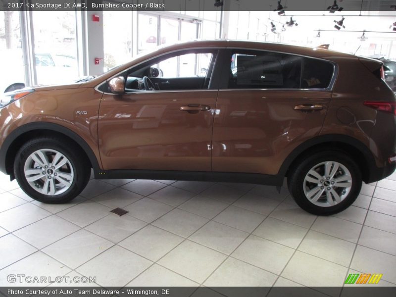 Burnished Copper / Black 2017 Kia Sportage LX AWD