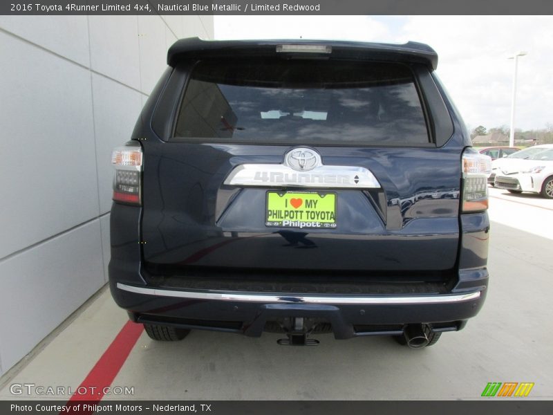 Nautical Blue Metallic / Limited Redwood 2016 Toyota 4Runner Limited 4x4