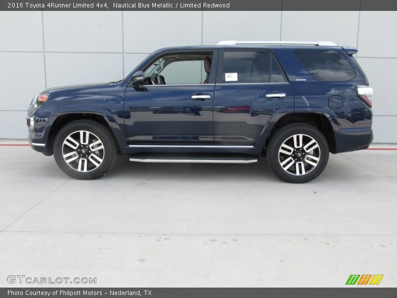 Nautical Blue Metallic / Limited Redwood 2016 Toyota 4Runner Limited 4x4
