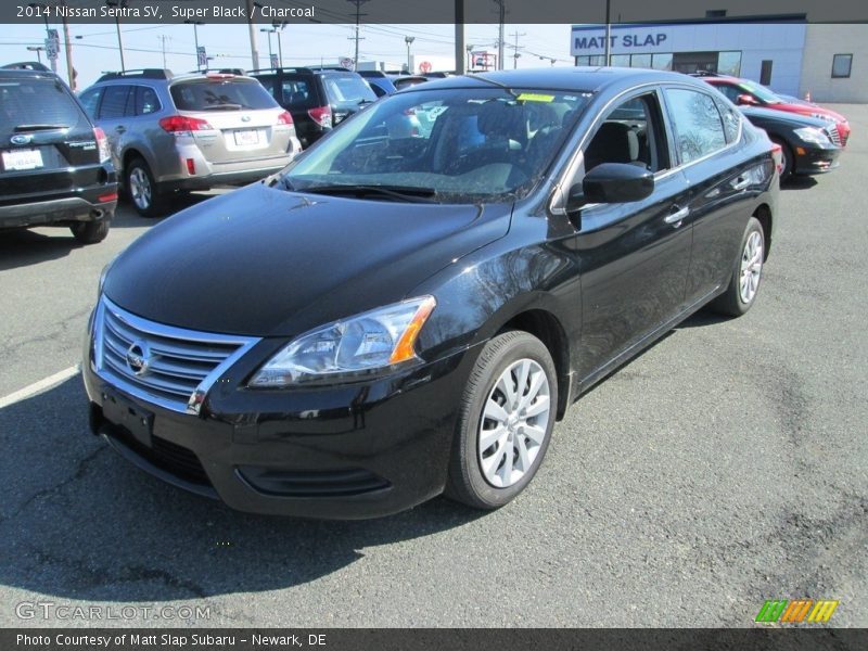 Super Black / Charcoal 2014 Nissan Sentra SV