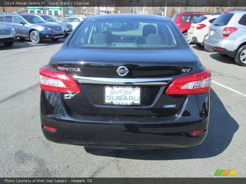 Super Black / Charcoal 2014 Nissan Sentra SV