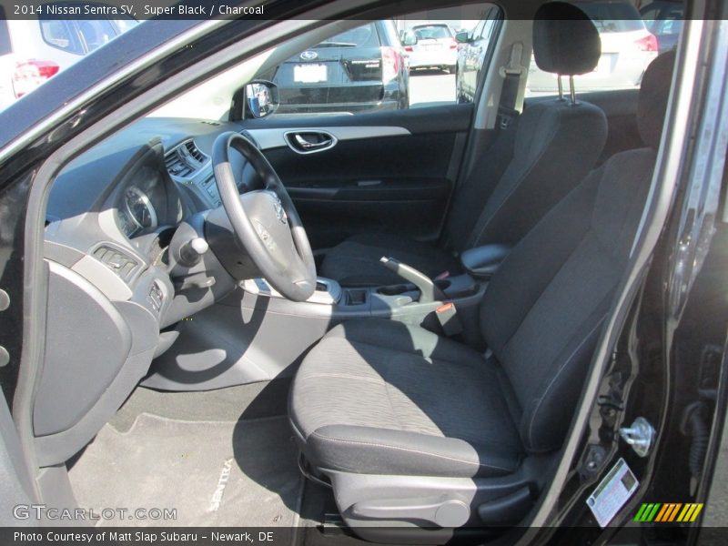 Super Black / Charcoal 2014 Nissan Sentra SV