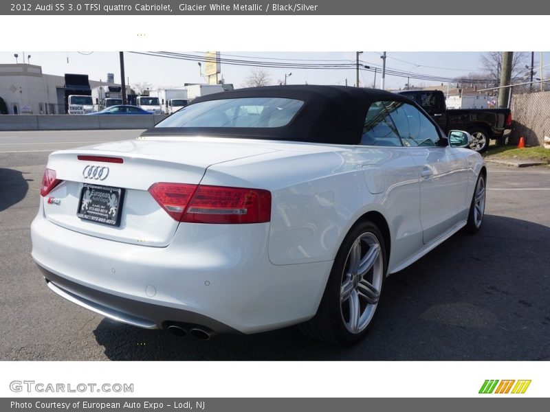 Glacier White Metallic / Black/Silver 2012 Audi S5 3.0 TFSI quattro Cabriolet