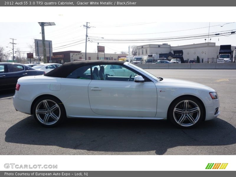 Glacier White Metallic / Black/Silver 2012 Audi S5 3.0 TFSI quattro Cabriolet