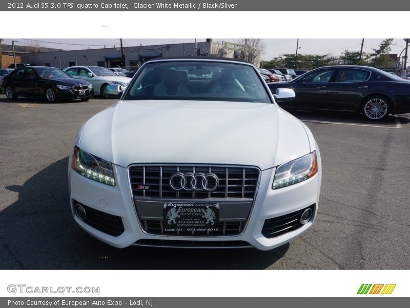 Glacier White Metallic / Black/Silver 2012 Audi S5 3.0 TFSI quattro Cabriolet