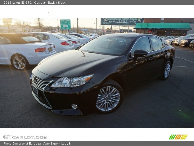 Obsidian Black / Black 2013 Lexus ES 350
