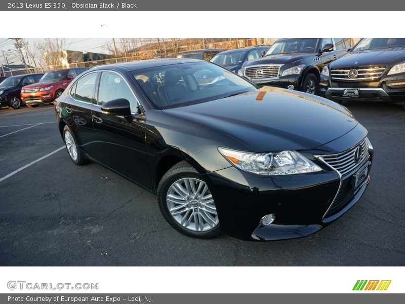 Obsidian Black / Black 2013 Lexus ES 350