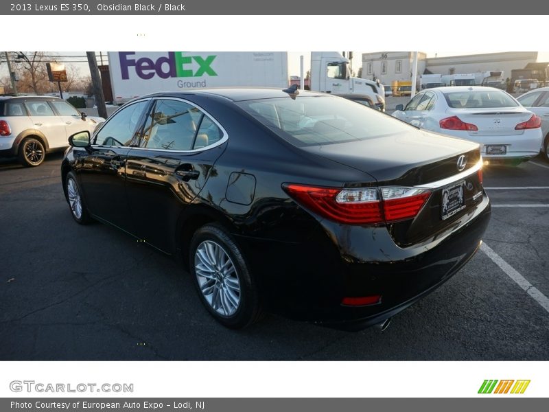 Obsidian Black / Black 2013 Lexus ES 350