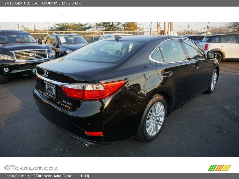 Obsidian Black / Black 2013 Lexus ES 350