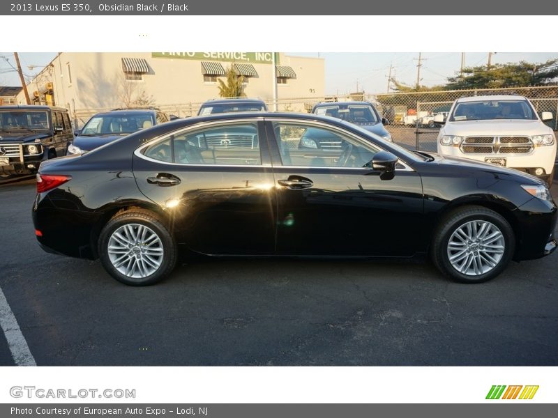 Obsidian Black / Black 2013 Lexus ES 350