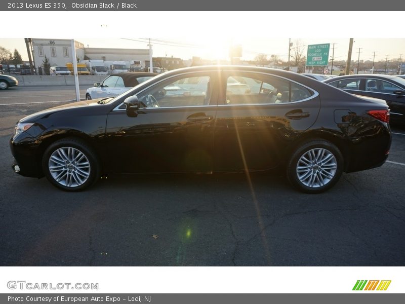 Obsidian Black / Black 2013 Lexus ES 350