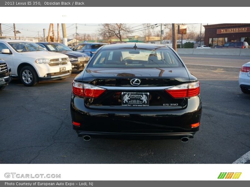 Obsidian Black / Black 2013 Lexus ES 350