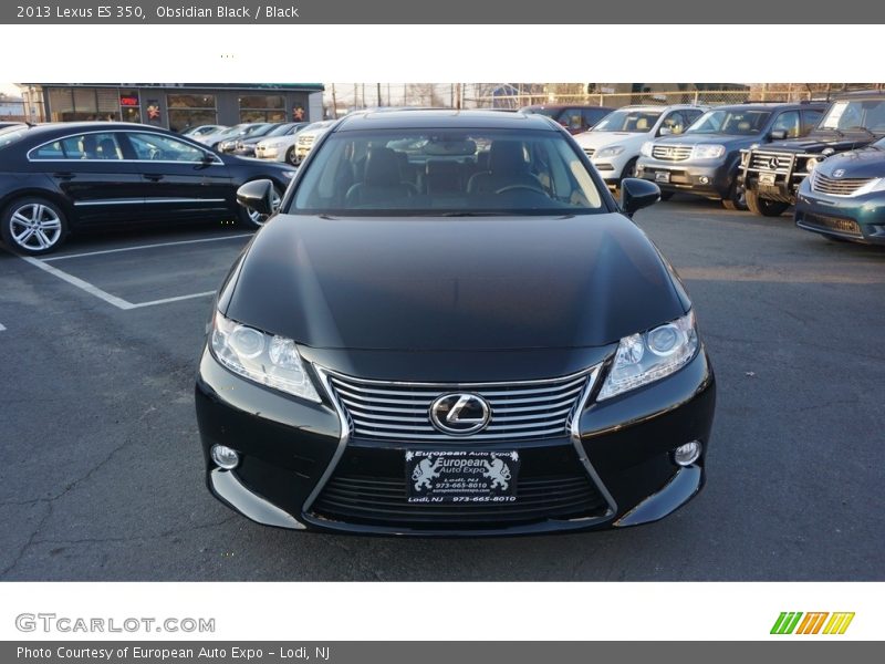 Obsidian Black / Black 2013 Lexus ES 350