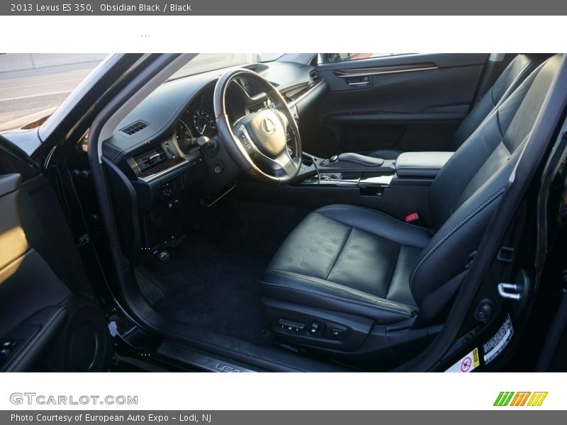 Obsidian Black / Black 2013 Lexus ES 350