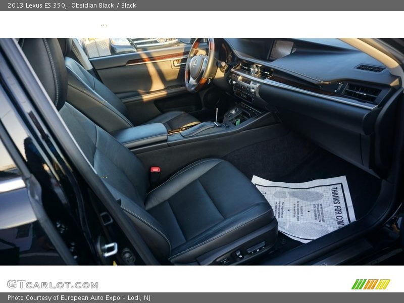 Obsidian Black / Black 2013 Lexus ES 350