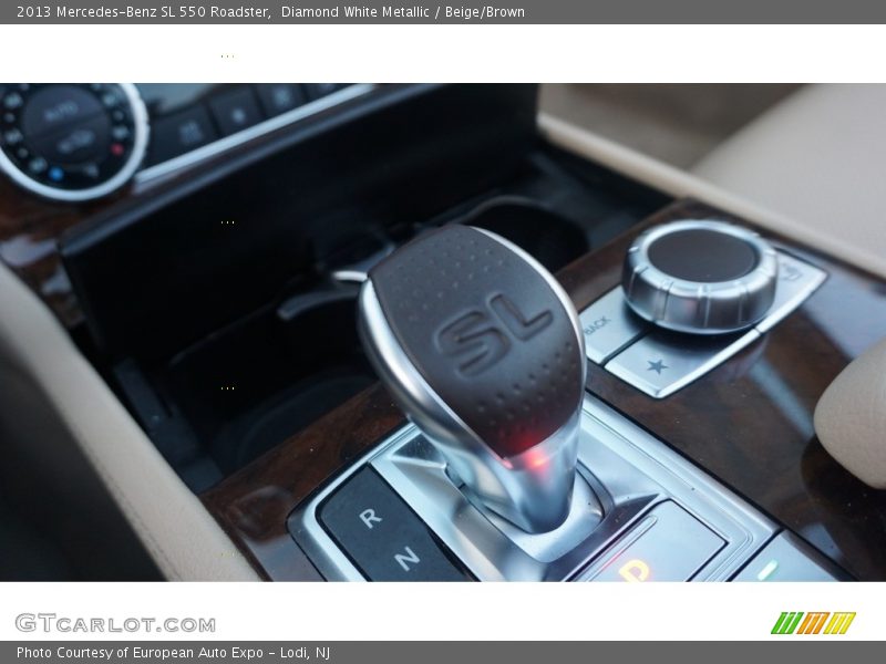 Diamond White Metallic / Beige/Brown 2013 Mercedes-Benz SL 550 Roadster