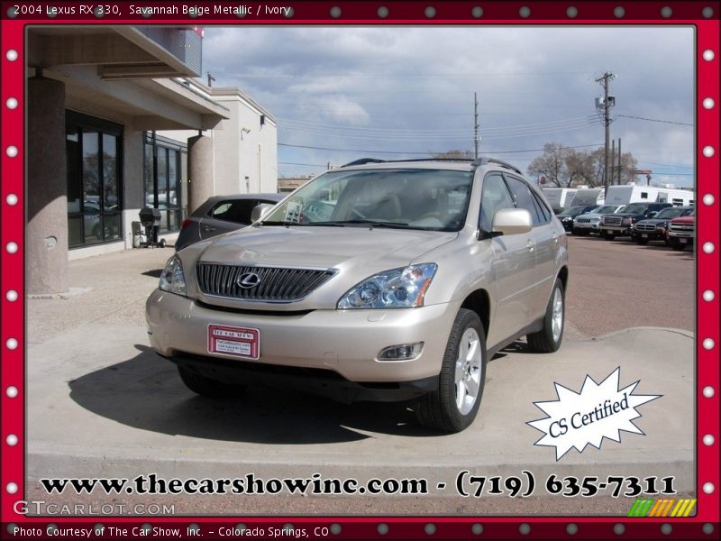 Savannah Beige Metallic / Ivory 2004 Lexus RX 330