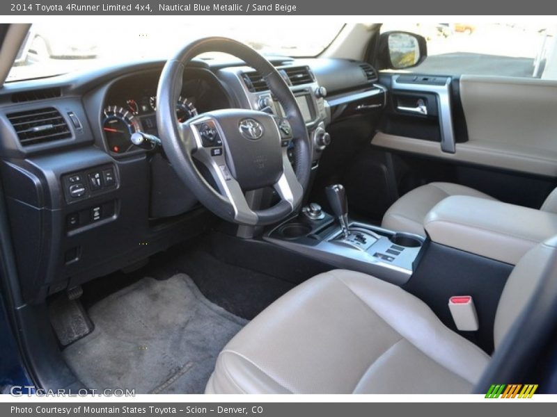 Nautical Blue Metallic / Sand Beige 2014 Toyota 4Runner Limited 4x4