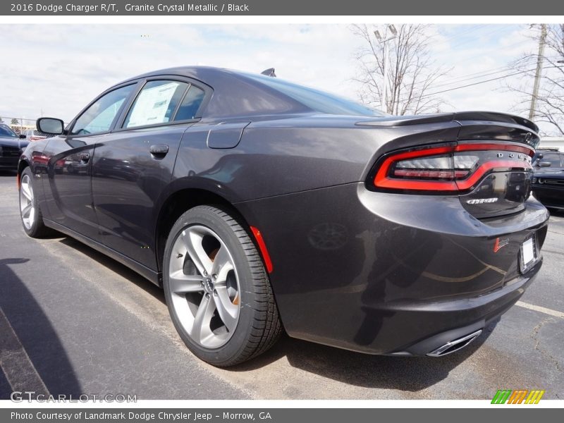 Granite Crystal Metallic / Black 2016 Dodge Charger R/T