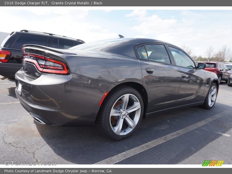 Granite Crystal Metallic / Black 2016 Dodge Charger R/T