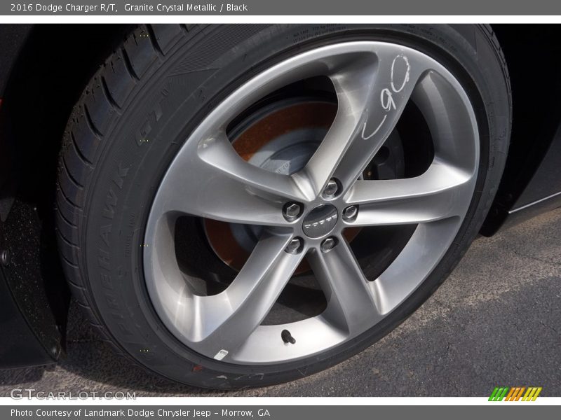 Granite Crystal Metallic / Black 2016 Dodge Charger R/T