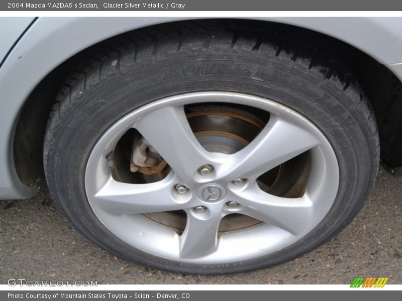 Glacier Silver Metallic / Gray 2004 Mazda MAZDA6 s Sedan