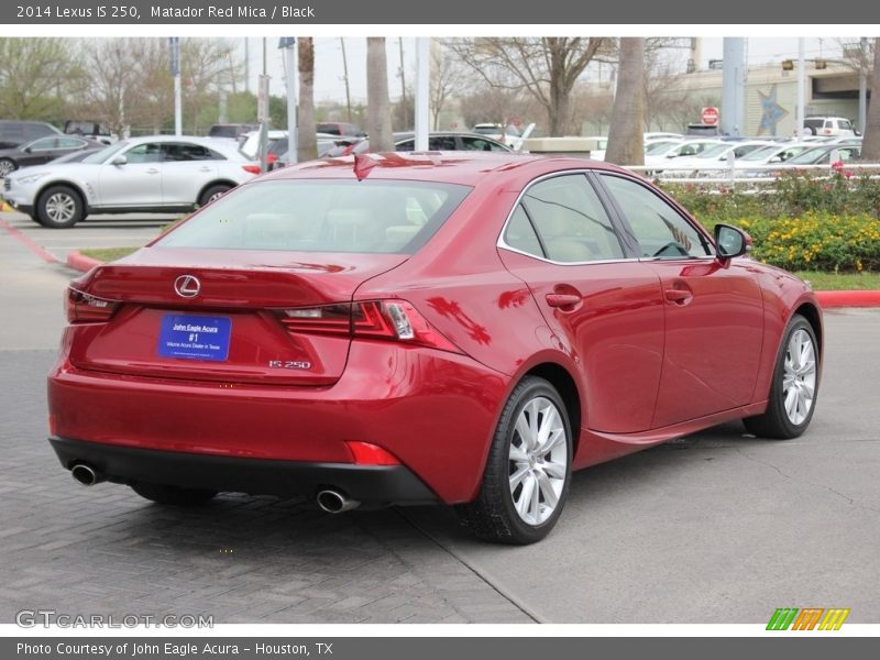 Matador Red Mica / Black 2014 Lexus IS 250