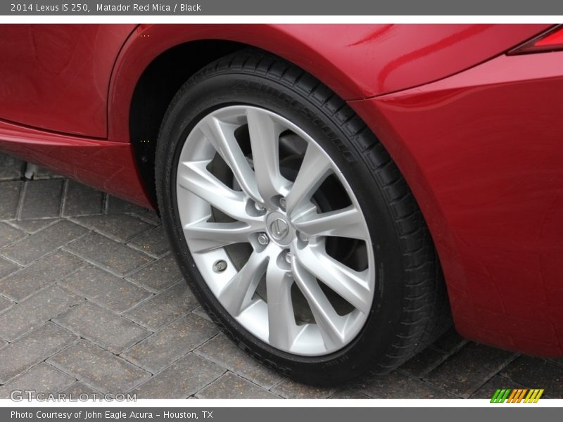 Matador Red Mica / Black 2014 Lexus IS 250