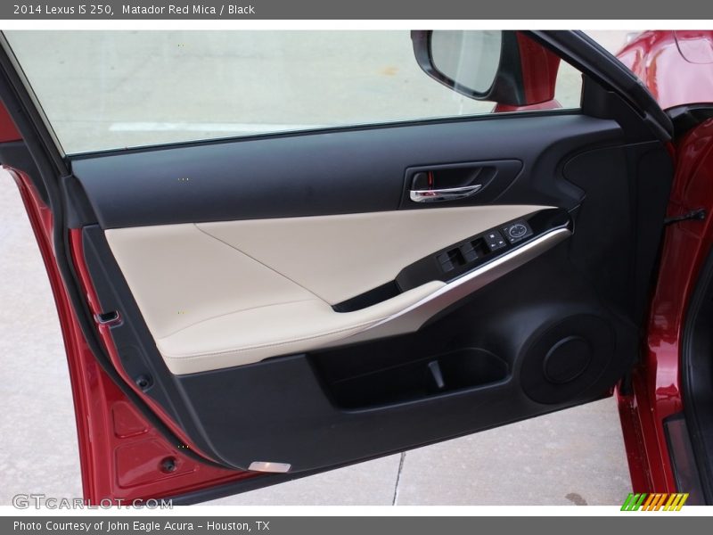 Matador Red Mica / Black 2014 Lexus IS 250
