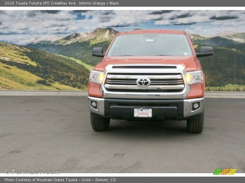 Inferno Orange / Black 2016 Toyota Tundra SR5 CrewMax 4x4