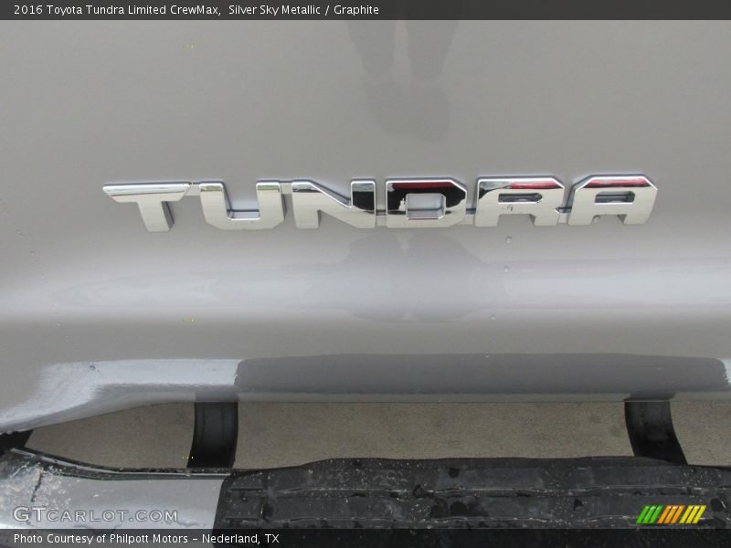 Silver Sky Metallic / Graphite 2016 Toyota Tundra Limited CrewMax