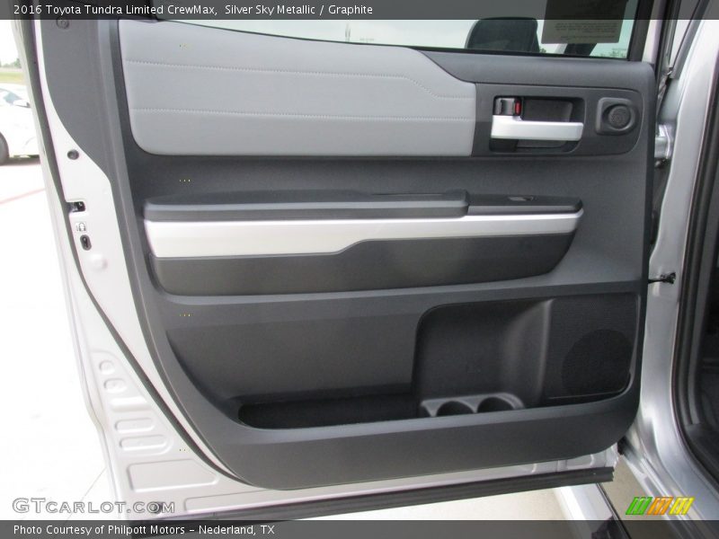 Silver Sky Metallic / Graphite 2016 Toyota Tundra Limited CrewMax
