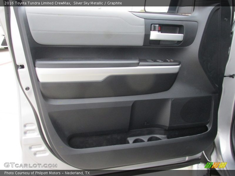 Silver Sky Metallic / Graphite 2016 Toyota Tundra Limited CrewMax