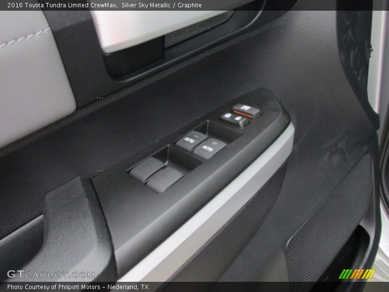 Silver Sky Metallic / Graphite 2016 Toyota Tundra Limited CrewMax