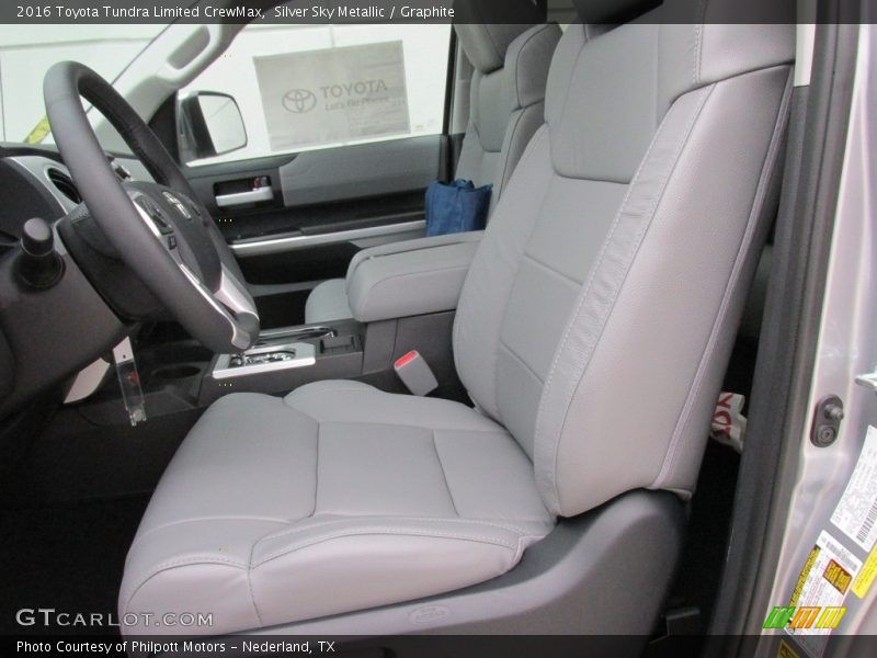 Silver Sky Metallic / Graphite 2016 Toyota Tundra Limited CrewMax