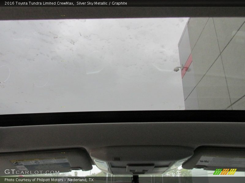 Silver Sky Metallic / Graphite 2016 Toyota Tundra Limited CrewMax