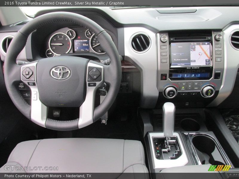 Silver Sky Metallic / Graphite 2016 Toyota Tundra Limited CrewMax