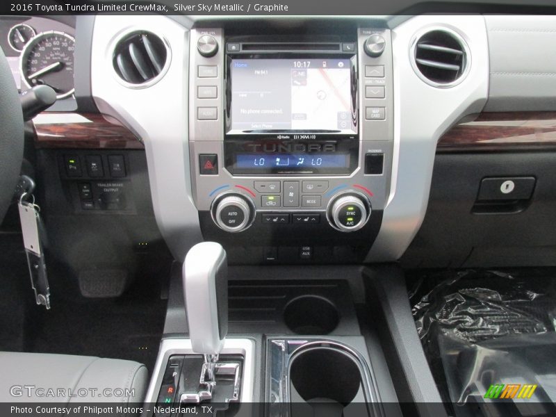 Silver Sky Metallic / Graphite 2016 Toyota Tundra Limited CrewMax