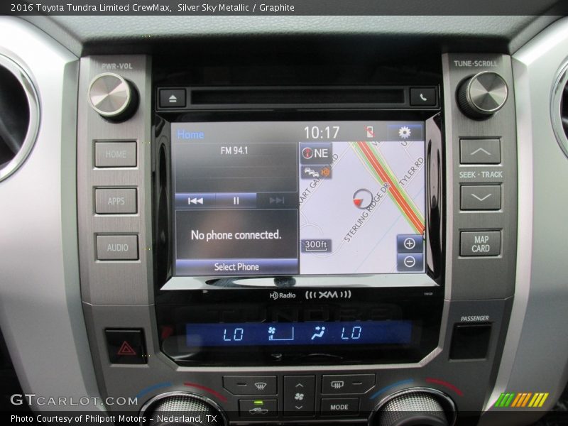 Silver Sky Metallic / Graphite 2016 Toyota Tundra Limited CrewMax